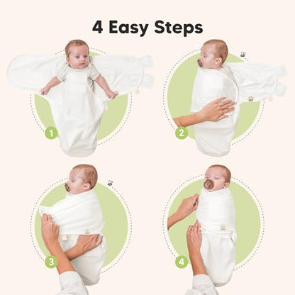 Newborn Swaddles with Zippers (3 Count)