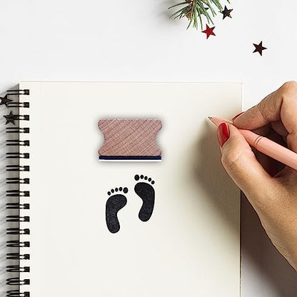 Footprint Rubber Stamp