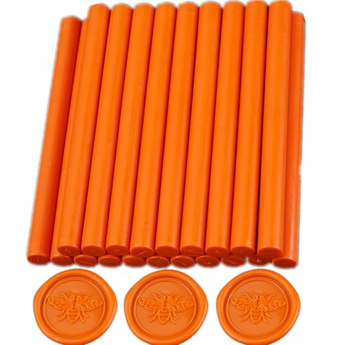 Orange Wax Seal Sticks (20 Count)