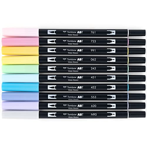 56187 Dual Brush Pen Art Markers (10 Count)
