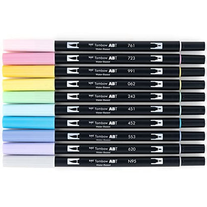 56187 Dual Brush Pen Art Markers (10 Count)