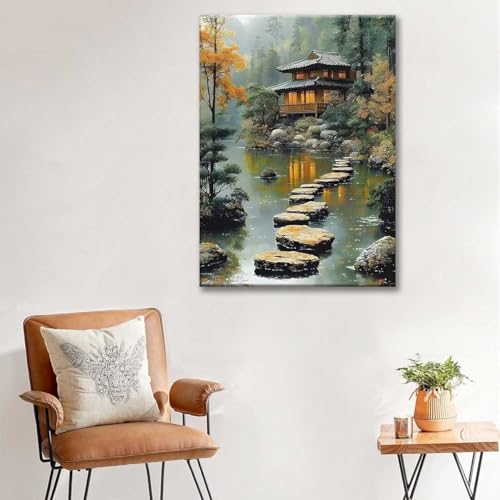 Paint by Numbers Kit for Adults Framed
