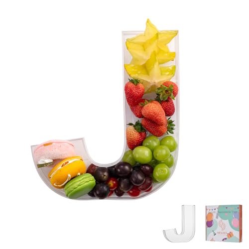 11" Clear Acrylic Letter & Number Charcuterie Tray