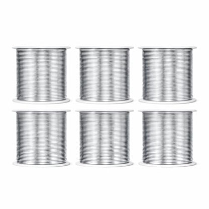 18 Gauge Silver Tone Combo Anodized Aluminum Craft Wire