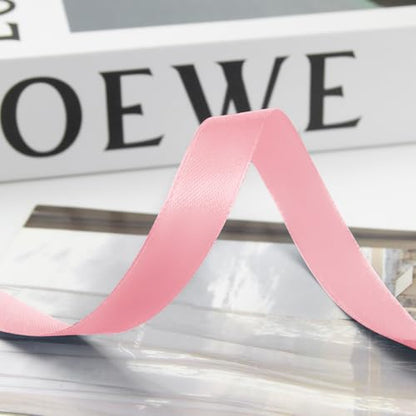 5 8 Inch 100 Yards Satin Ribbon Light Pink (300 Foot)