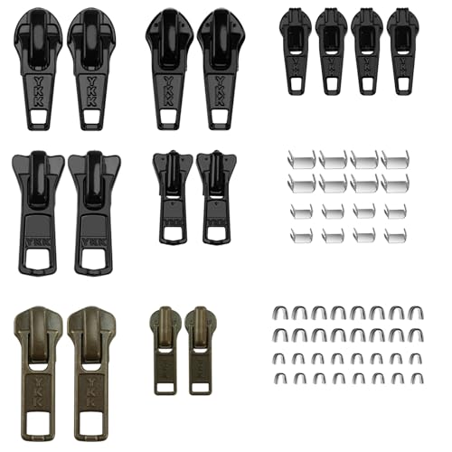Zipper Repair Kit for YKK Metal (31 Count)