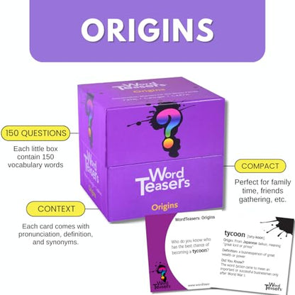 WORD TEASERS Origins (150 Count)