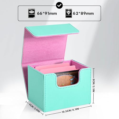 MTG Deck Box Holds 120+ Single Sleeved Cards Commander Deck Box