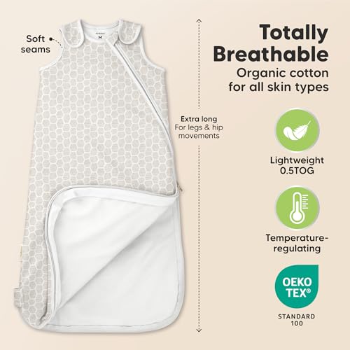2 Pack Organic Baby Sleep Sacks