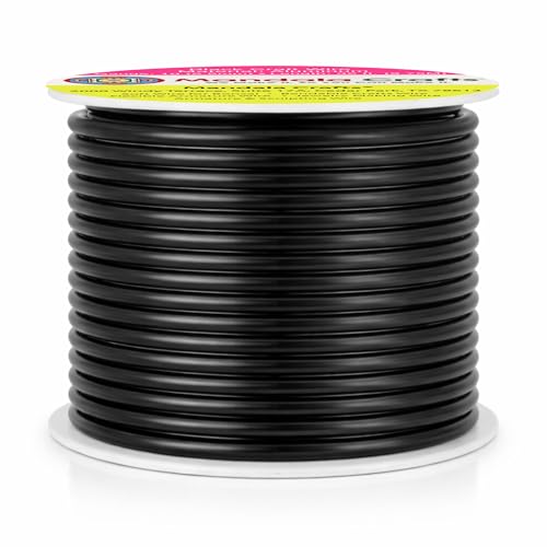 10 Gauge Black Anodized Aluminum Craft Wire