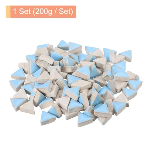 200g Ceramic Mosaic Tiles for Crafts Bulk