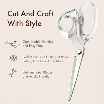 9” Stainless Steel Acrylic Scissors