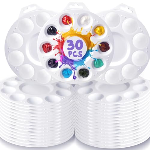 30Pcs Paint Tray Palettes (30 Count)