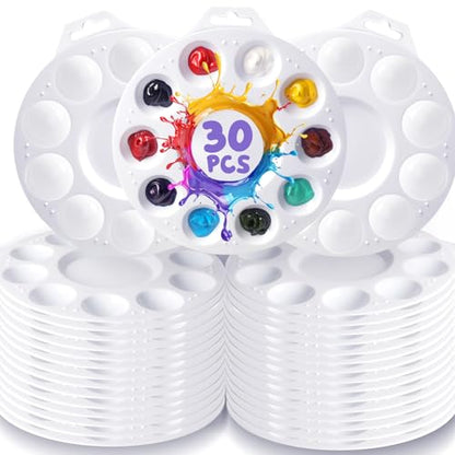 30Pcs Paint Tray Palettes (30 Count)