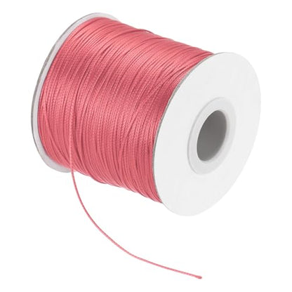 Waxed Cord 0.5mm Waxed Polyester Cord 175 Yard Wax String for Bracelet Making