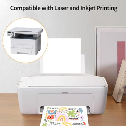 White Printable Sticker Paper
