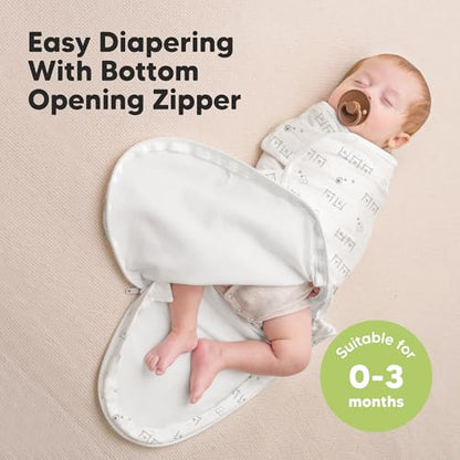 Newborn Swaddles with Zippers (3 Count)