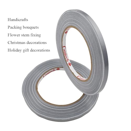 Silver 0.25Inch Wide Floral Tape (600 Foot)