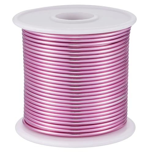 12 Gauge Pink Aluminum Craft Wire (103.68 Foot)