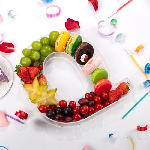 11" Clear Acrylic Letter & Number Charcuterie Tray