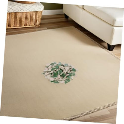 1 Pack DIY Kit Unique Green Ceramic Tiles for Stepping Stones Home Decoration and Art Projects
