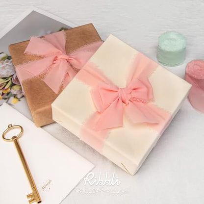 Light Pink Chiffon Ribbon 1 (60 Foot)