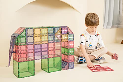 120PCS Premium Magnetic Tiles Set