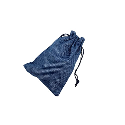 Pack of 25 Burlap Gift Bags with Drawstring Linen Jewelry Pouches Wedding Hessian Jute Bags for Birthday Jewelry and Treat Pouches Party Wedding Favors Gift