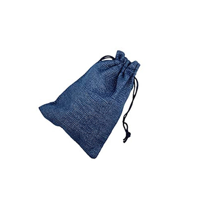 Pack of 25 Burlap Gift Bags with Drawstring Linen Jewelry Pouches Wedding Hessian Jute Bags for Birthday Jewelry and Treat Pouches Party Wedding Favors Gift