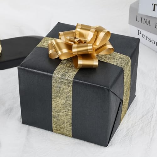 Carbon Black Matte Wrapping Paper (46.46 Sq Ft)
