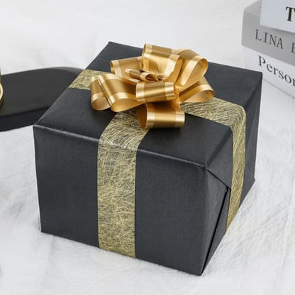 Carbon Black Matte Wrapping Paper (46.46 Sq Ft)