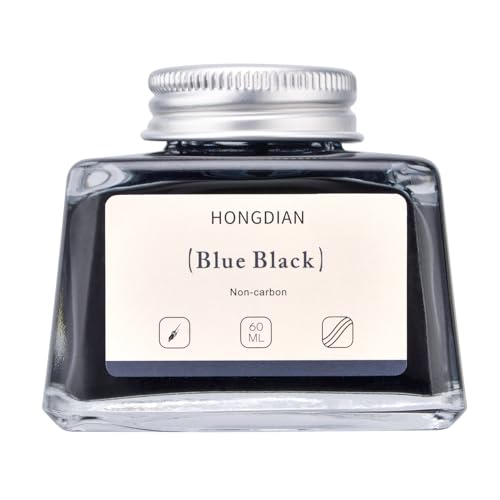 Hongdian Fountain Pen Bottled Ink Blue Black Color