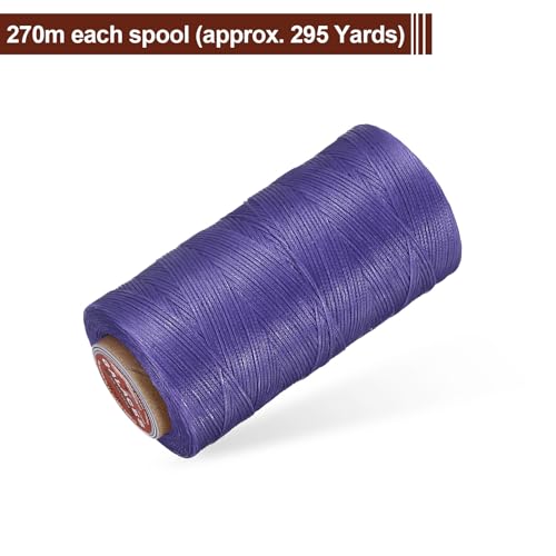 Flat Leather Sewing Waxed Thread