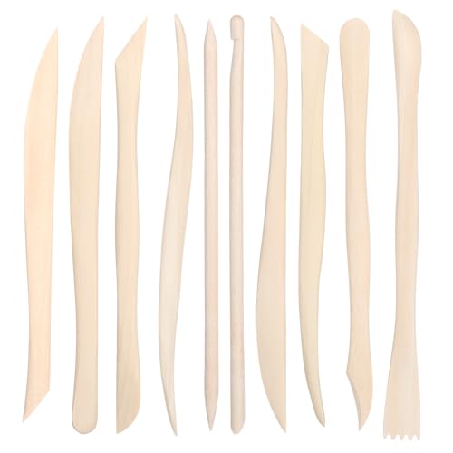 50PCS Wooden Clay Sculpting Tools