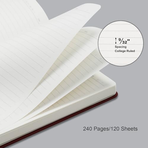 8 Pack Lined Journal Notebooks for Work