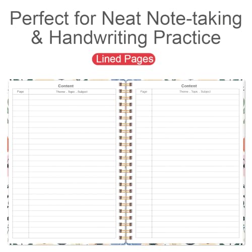 Lined Spiral Journal Notebook for Women & Men