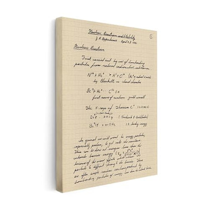 Oppenheimer Canvas