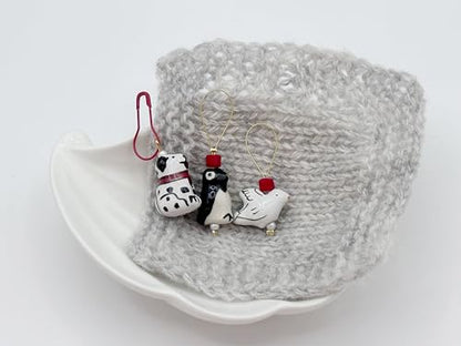 Handmade Animal Stitch Markers for Knitting