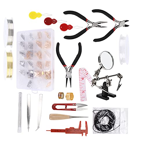Jewelry Making Set with 3 Pliers
