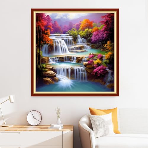 Cross Stitch Stamped Full Embroidery Kits DIY 11CT Cotton Thread Printed DIY Needlepoint Kits Craft Needlework Set Cross