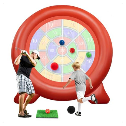 Giant Inflatable Dart Board Outdoor Soccer Golf Yard Games
