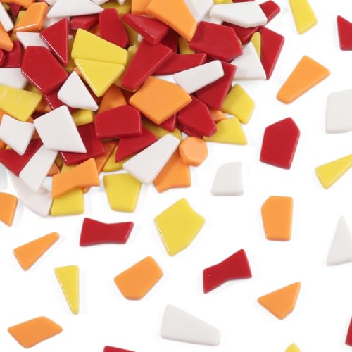 Red Glass Mosaic Tiles