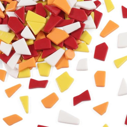 Red Glass Mosaic Tiles