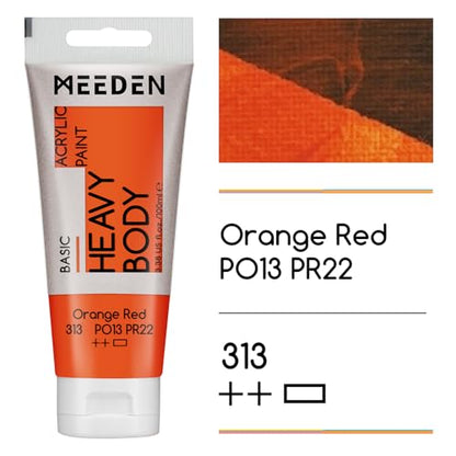 Acrylic Paint Orange Red (6.76 Fl Oz)