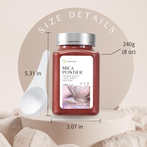 Mica Powder Ruby Red