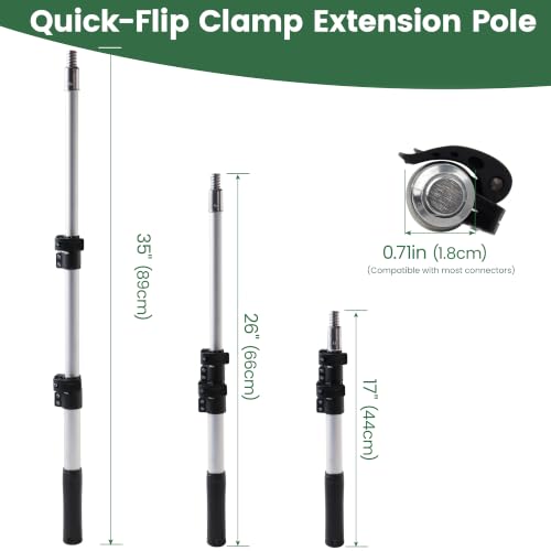 1.4 3 ft Aluminum Telescoping Extension Pole