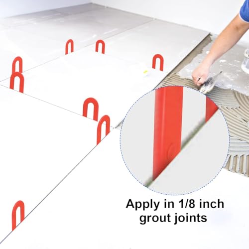 1000 Pcs Horseshoe Shims U Shape Plastic Shims Tile Spacers 1