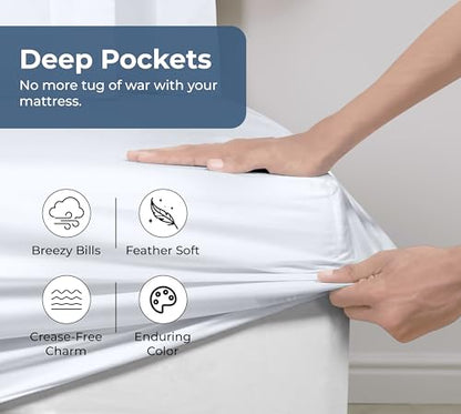100% Organic Cotton Fitted Sheet