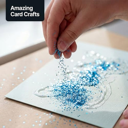 Craft Glitter Shaker Ocean Blue 130g Ultrafine (4.5 Ounce)