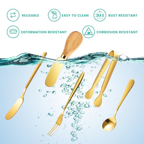 Charcuterie Board Accessories With 3 Oz Ceramic Dip Bowls